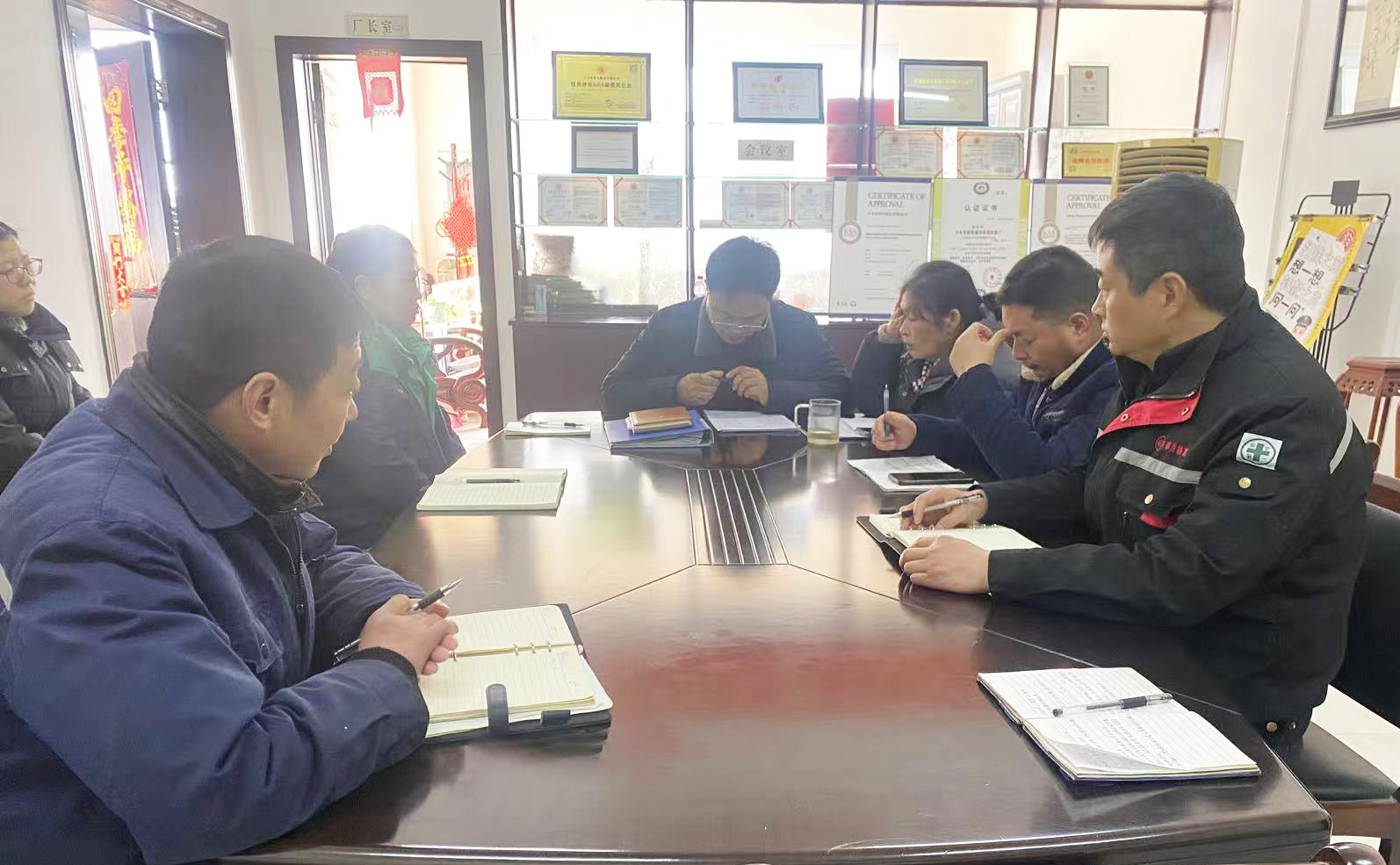 Dafeng Mingyue B​​earing Bush Co.，Ltd。举行了2025年的第一次每月会议